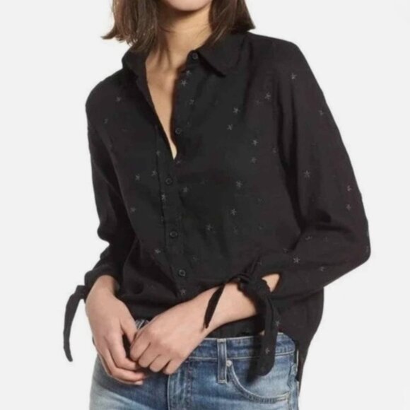 RAILS Robyn Embroidered Stars Button Down Top - Picture 1 of 11